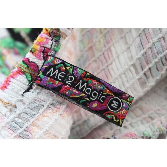 Anthropologie Maxi Dress Medium Colorful Paisley Boho Hippie Tiered Peasant - Picture 13 of 14